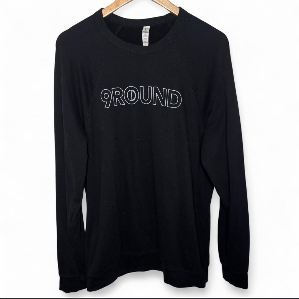 9Round Bella+Canvas Long Sleeve Fleece Logo Sweatshirt Top